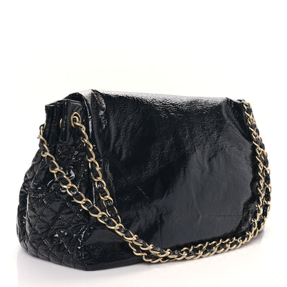 Chanel Vinyl XL Rock and Chain Flap Black 3 of 8