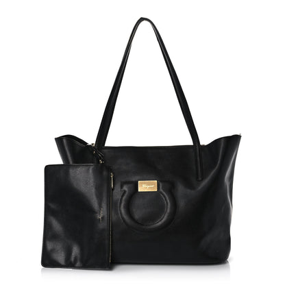 Salvatore Ferragamo Gancini Tote Black 1 of 11