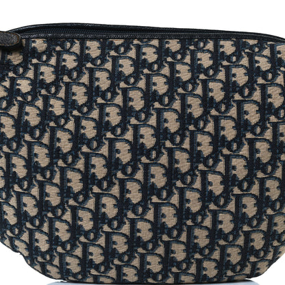 Christian Dior Monogram Buckle Hobo Navy Blue 7 of 10
