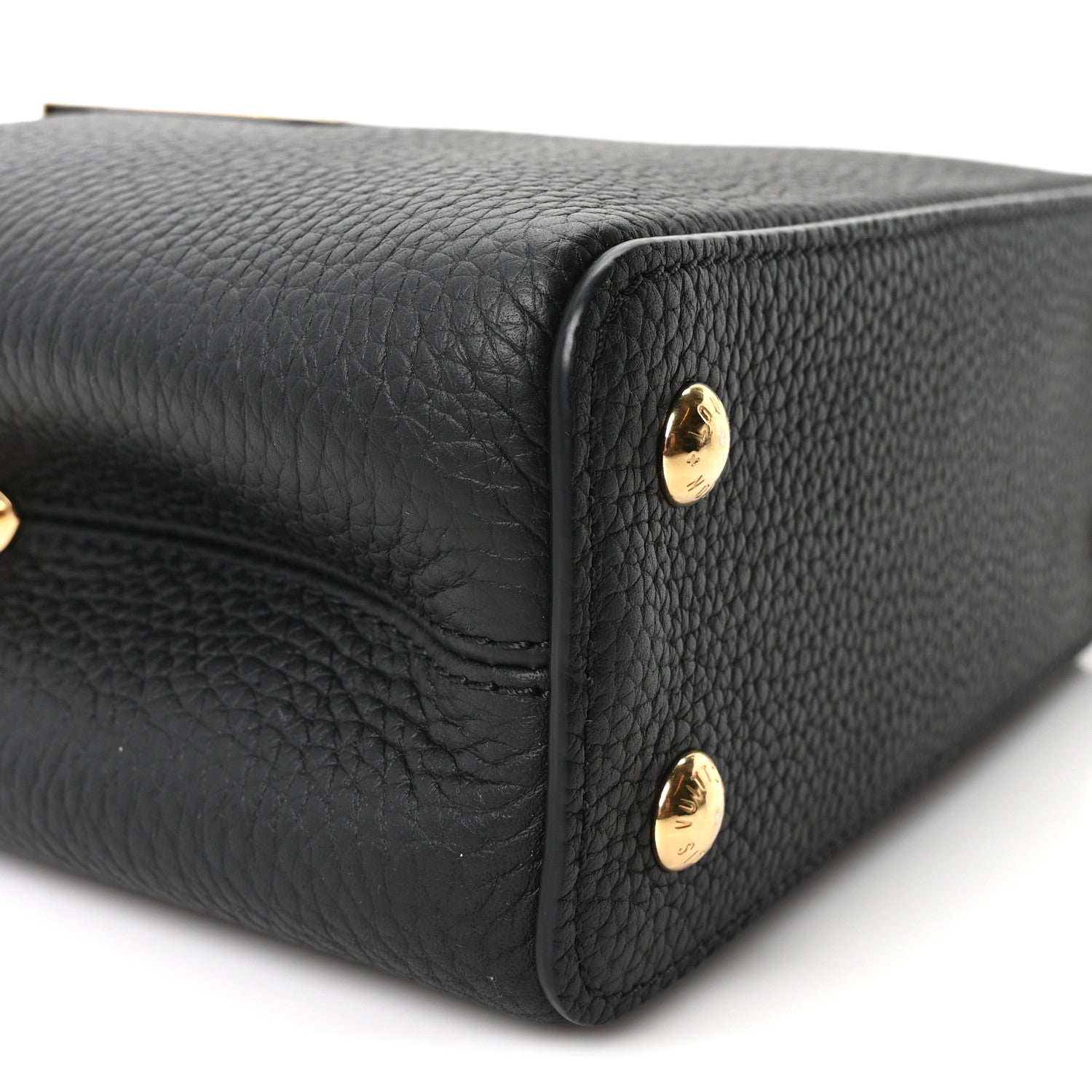 Louis Vuitton Taurillon Mini Capucines Black 8 of 10