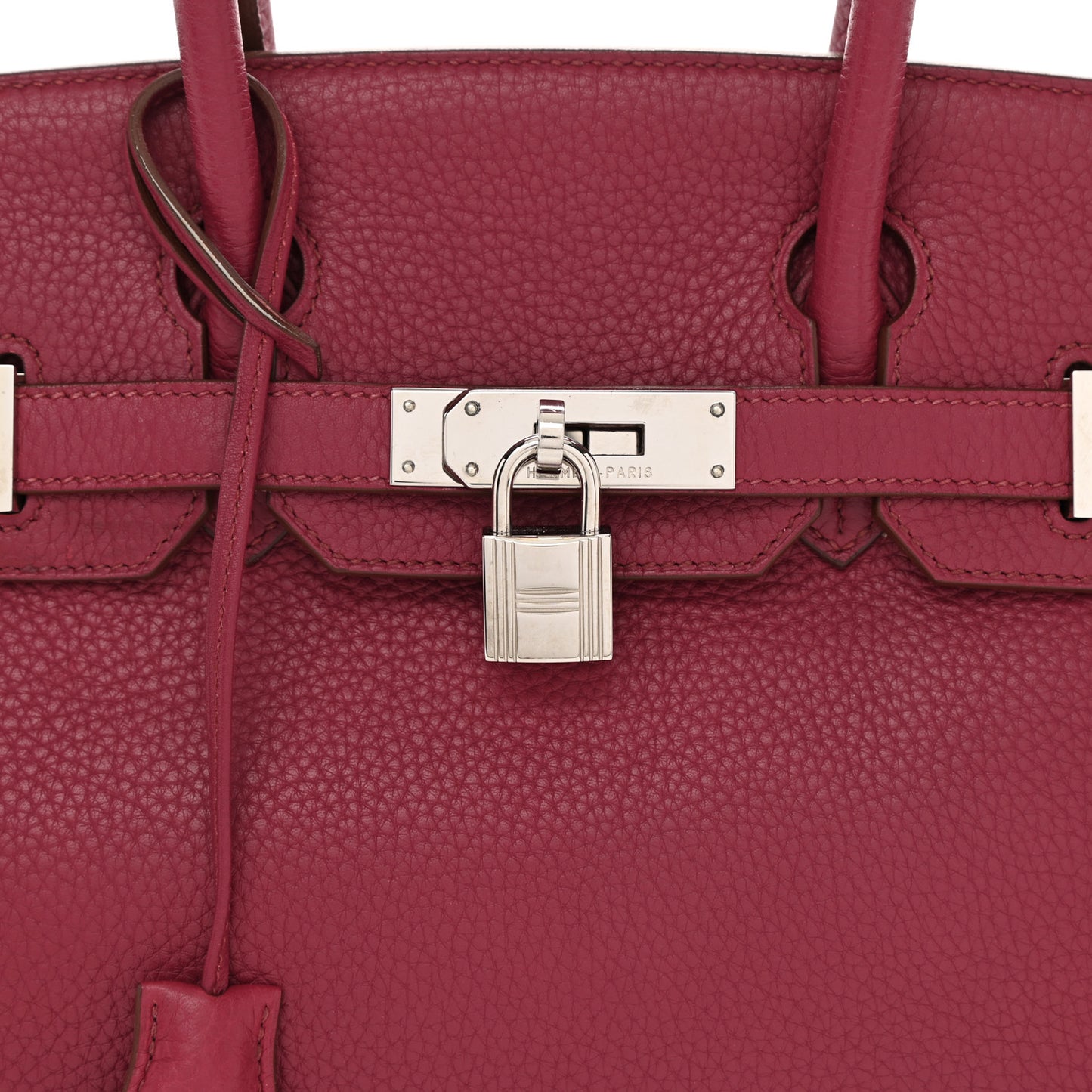 Taurillon Clemence Birkin 30 Rubis