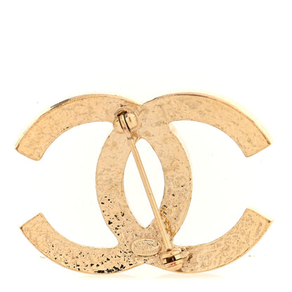 Chanel Pearl CC Brooch Gold 3 of 3