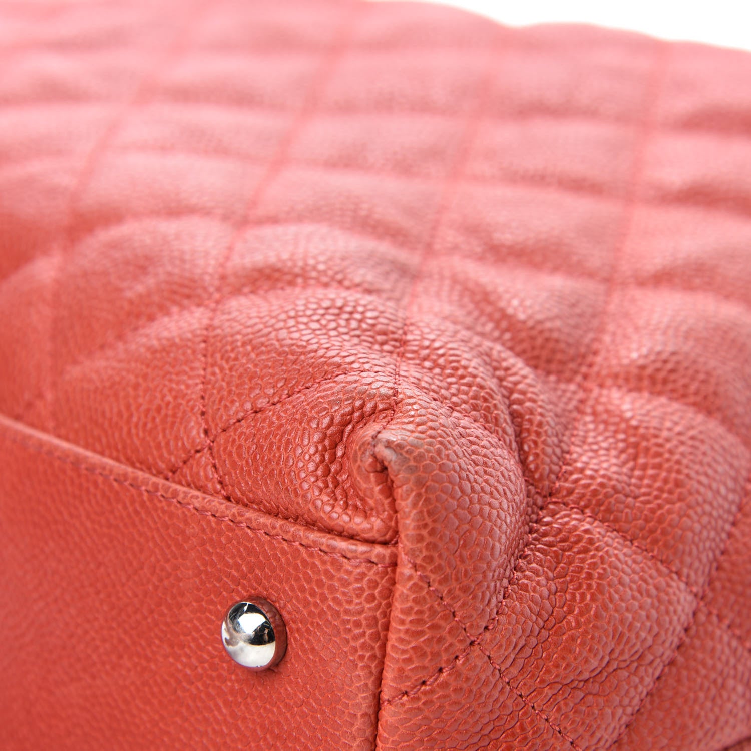 Chanel Caviar Quilted French Riviera Hobo Rouge 9 of 14