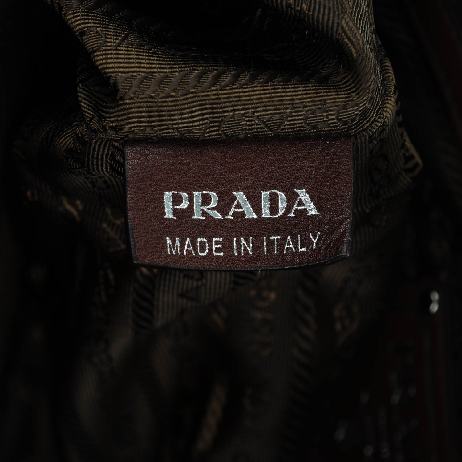 Prada Soft Calf Shoulder Bag Bruciato 8 of 9