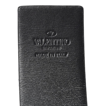 Valentino Garavani Calfskin Mens VLogo 30mm Belt 34 Saddle Brown 4 of 4