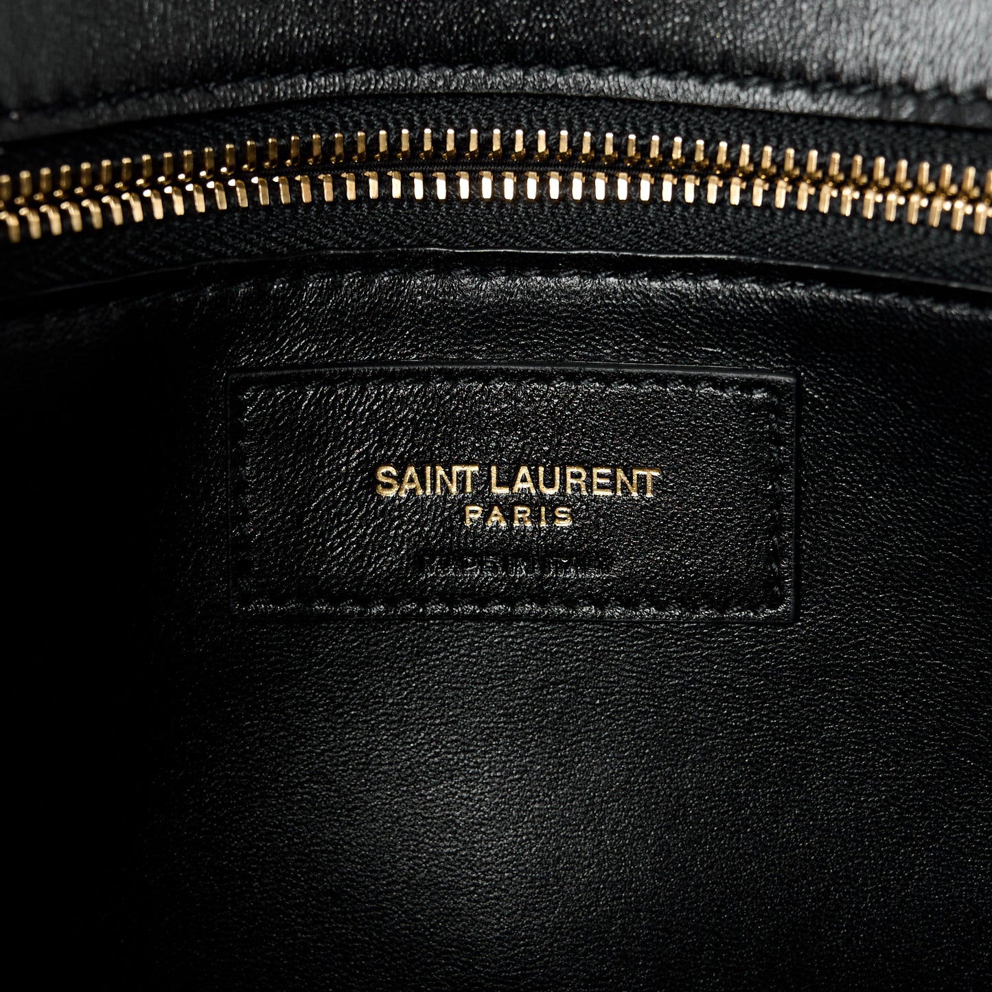 Smooth Calfskin Le Maillon Satchel Black