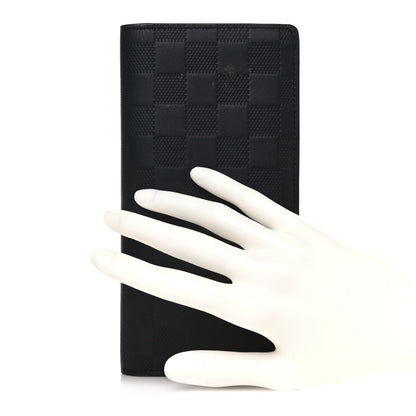 Louis Vuitton Damier Infini Brazza Wallet Onyx 2 of 12