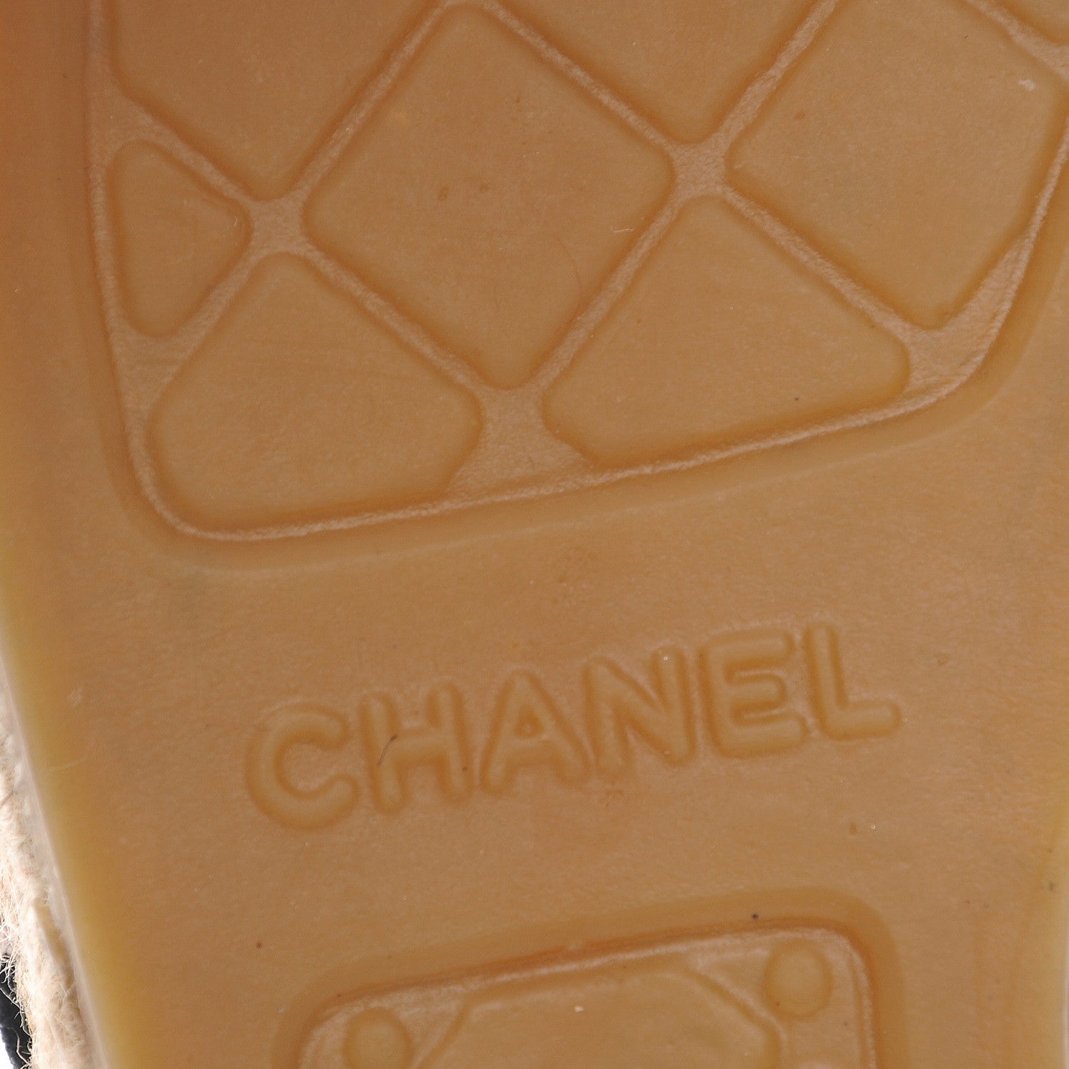 Chanel Suede Pearl CC Espadrilles 38 Black 7 of 9