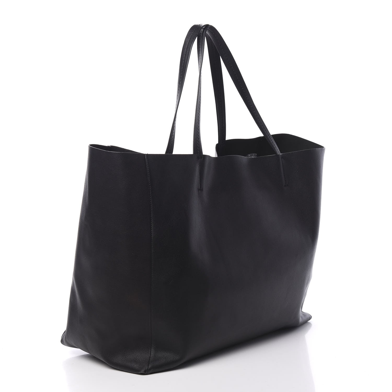 Celine Lambskin Horizontal Cabas Black 2 of 18