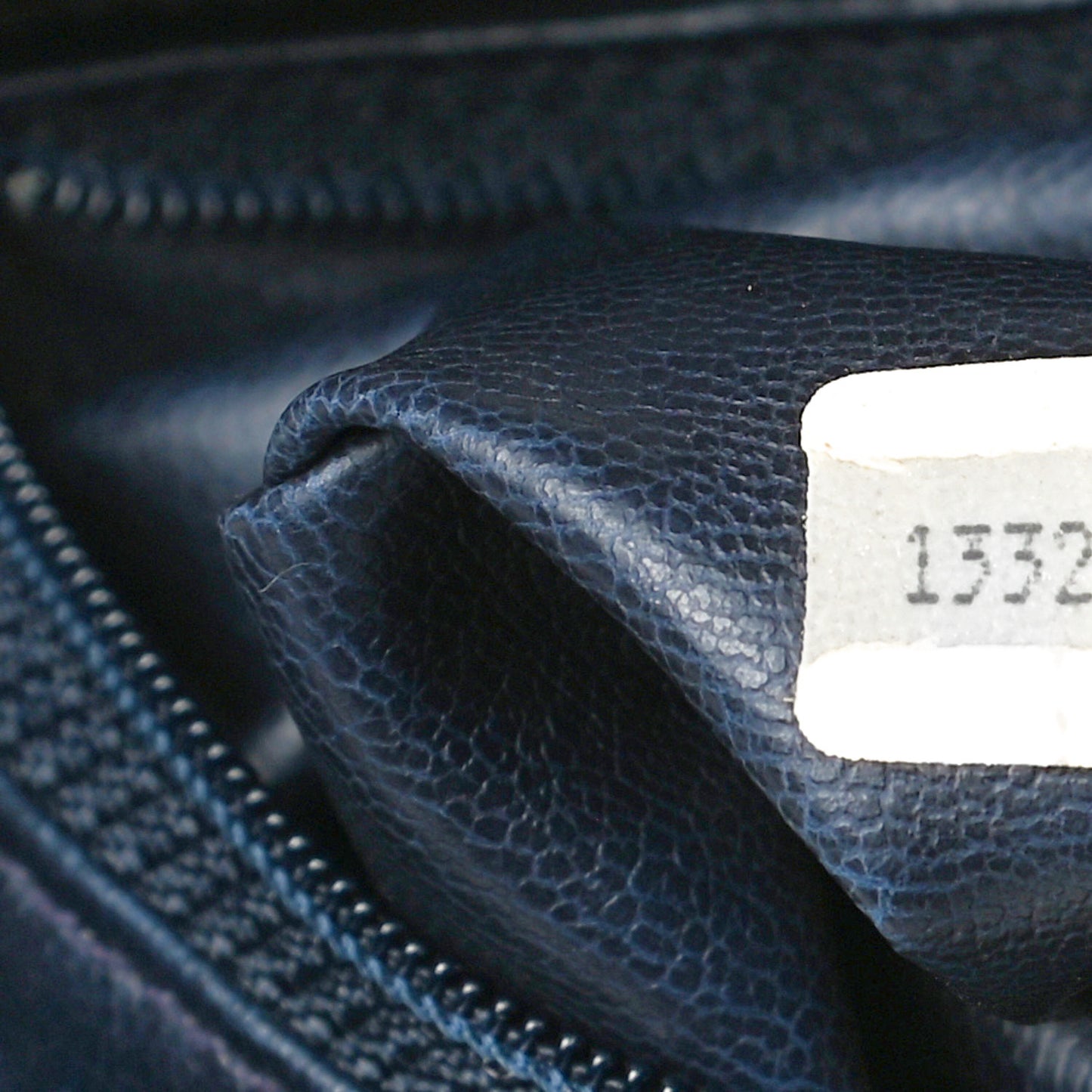 Lambskin Quilted Tote Navy
