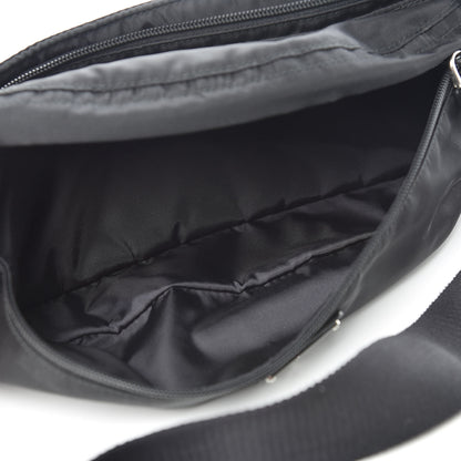 Prada Tessuto Nylon Saffiano Belt Bag Black 6 of 12