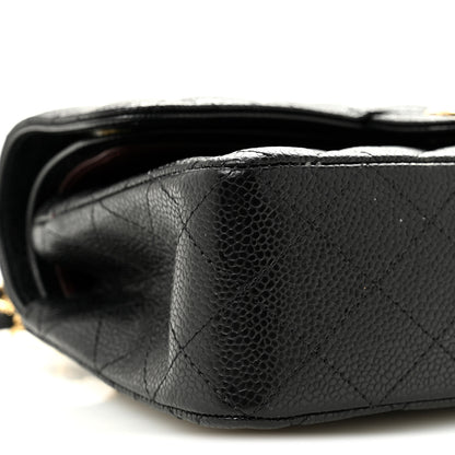 Chanel Caviar Quilted Small Double Flap Black 9 of 11
