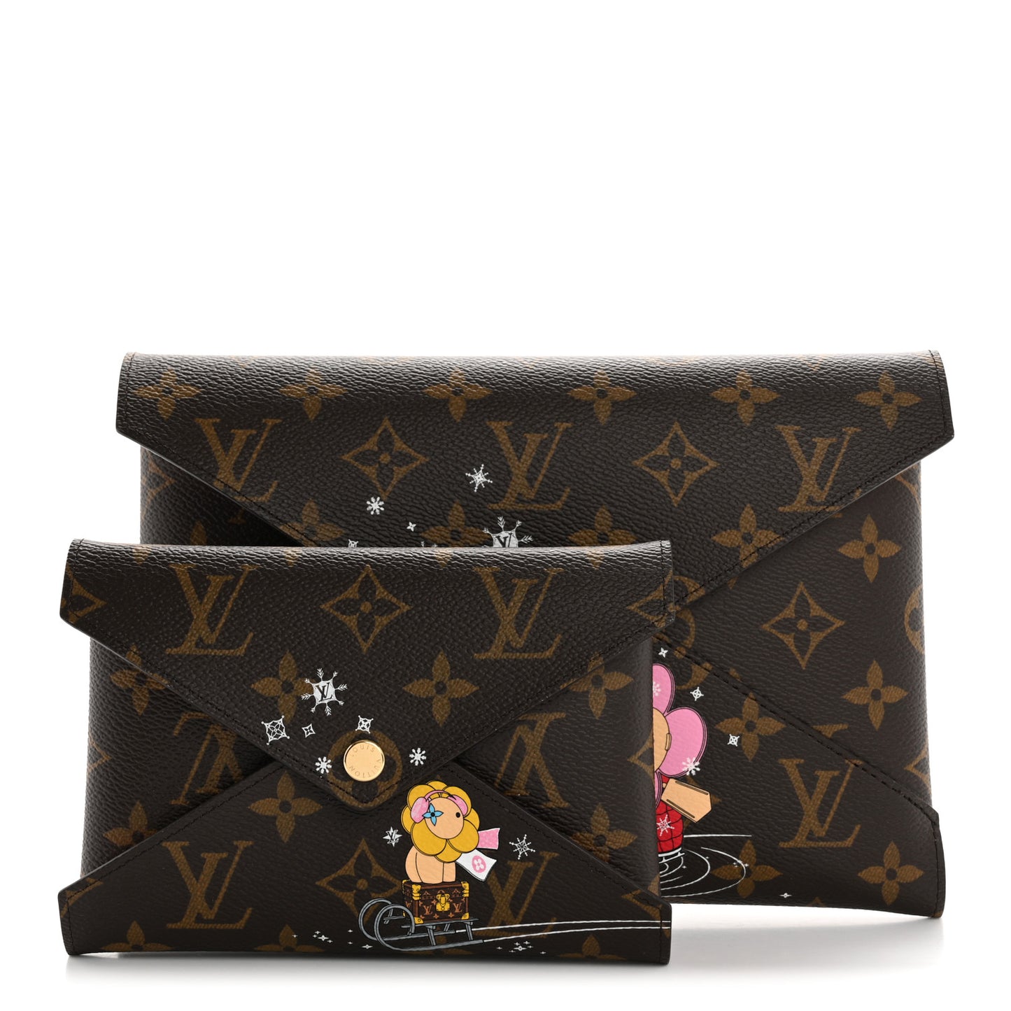 Monogram 2023 Christmas Animation Kirigami Pochette Set