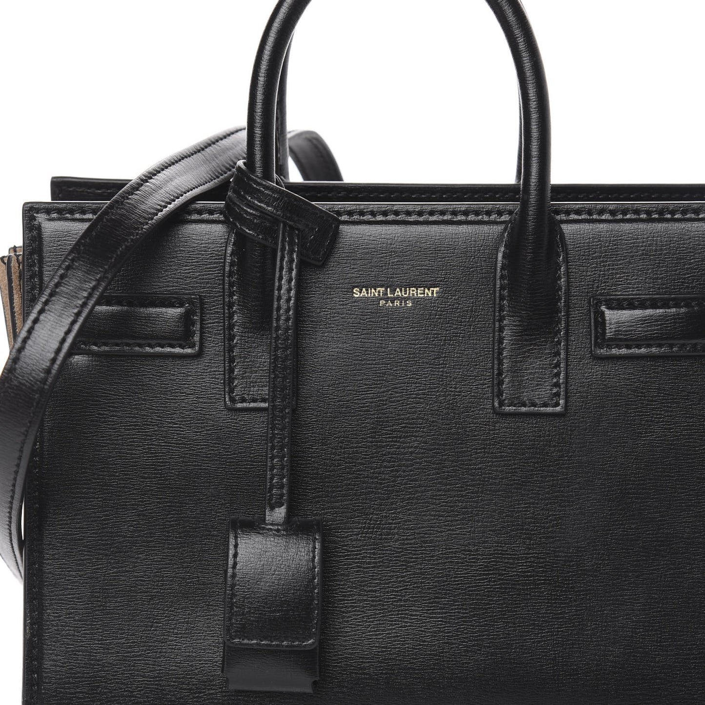 Calfskin Nano Sac De Jour Black