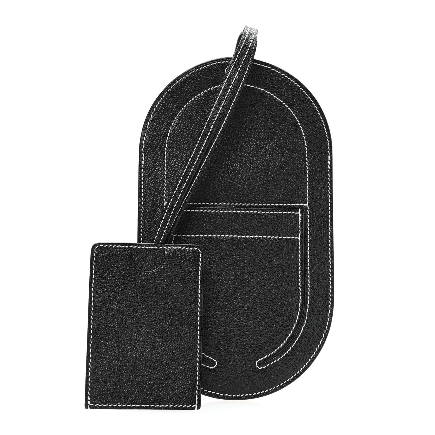 Hermes Chevre Mysore Verso In-The-Loop Phone To Go GM Case Black 2 of 9