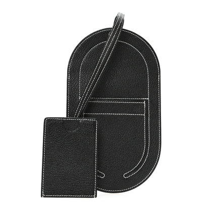 Hermes Chevre Mysore Verso In-The-Loop Phone To Go GM Case Black 2 of 9