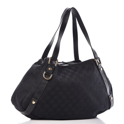 Gucci Monogram Medium Abbey Shoulder Bag Black 3 of 19