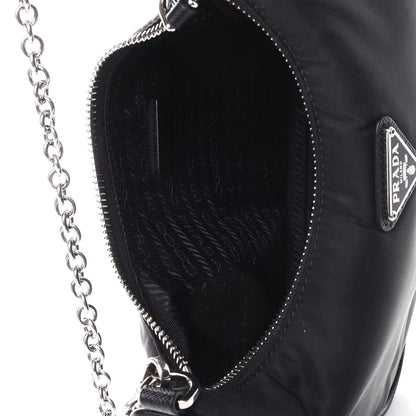 Prada Nylon Re-Edition 2005 Shoulder Bag Black 5 of 5
