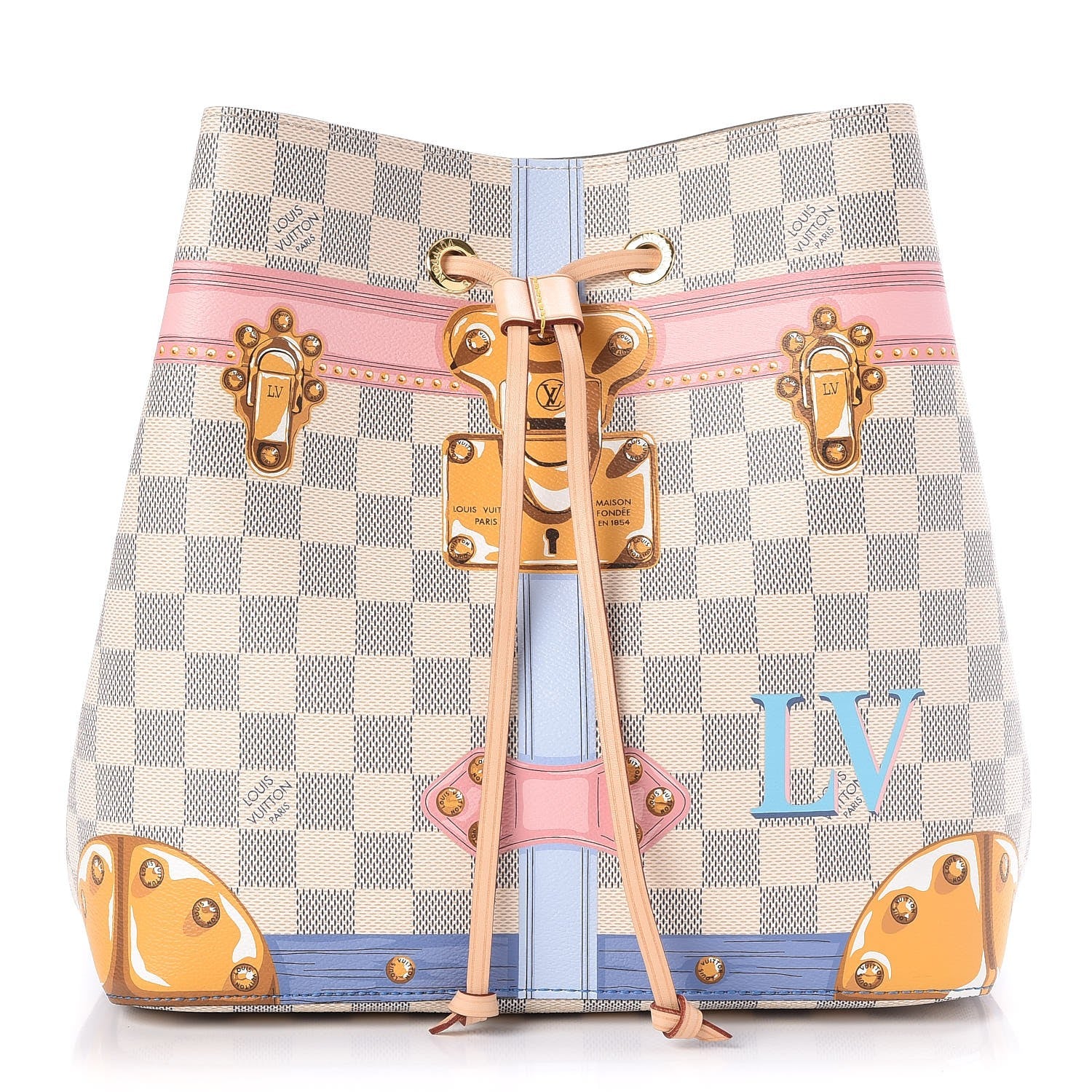 Louis Vuitton Damier Azur Summer Trunks Neonoe 1 of 8