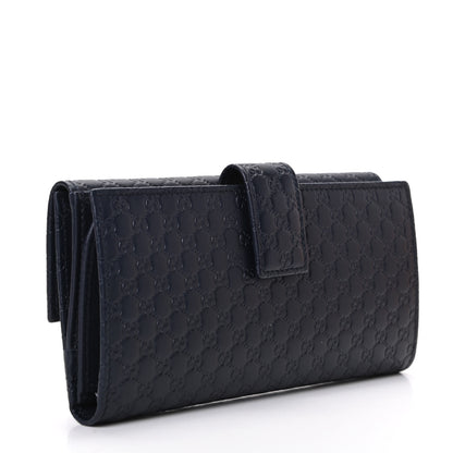 Gucci Microguccissima Continental Flap Wallet Navy 3 of 9