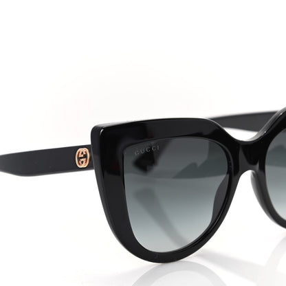 Gucci Cat Eye Sunglasses GG0164S Black 7 of 8