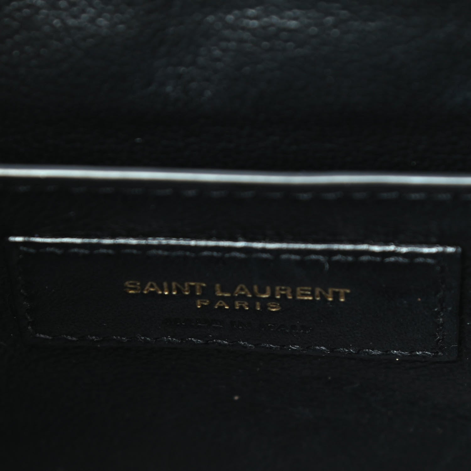 Saint Laurent Grain De Poudre Matelasse Monogram Medium Vicky Chain Bag Crema Soft 5 of 10