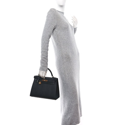 Hermes Epsom Kelly Sellier 28 Black 2 of 10