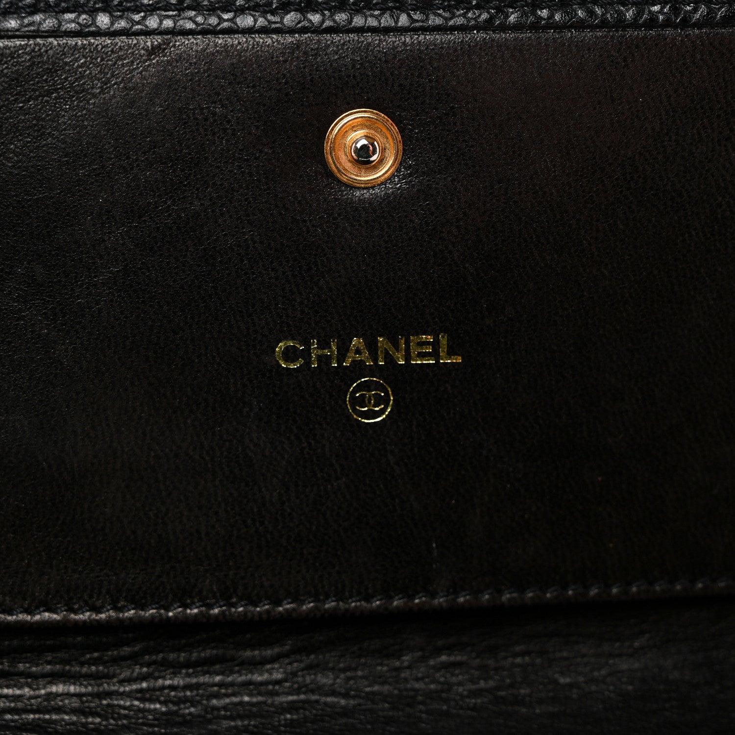 Chanel Caviar Timeless CC Flap Wallet Black 6 of 9