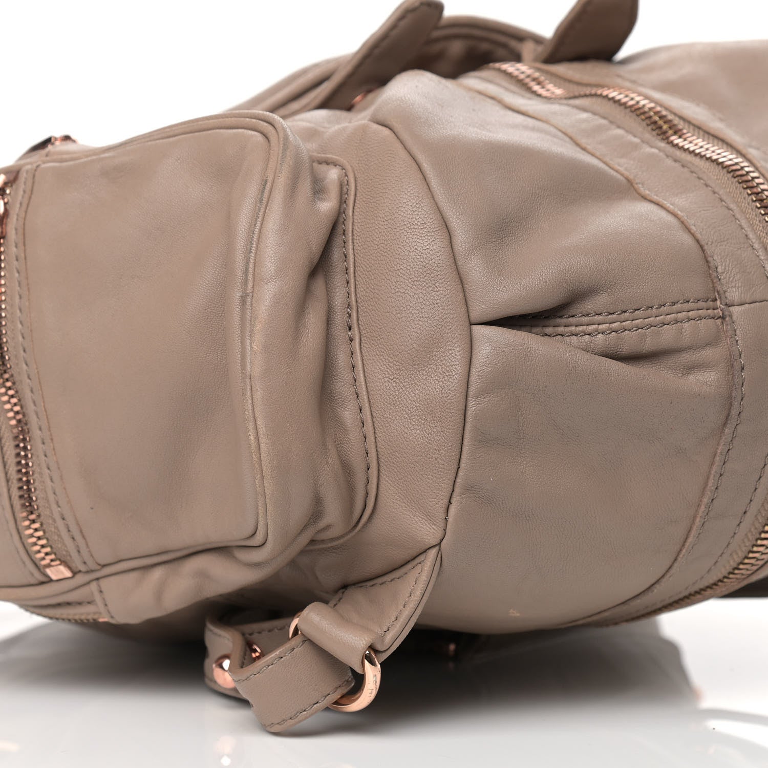 Alexander Wang Lambskin Mini Marti Backpack Latte Rose Gold Hardware 6 of 7