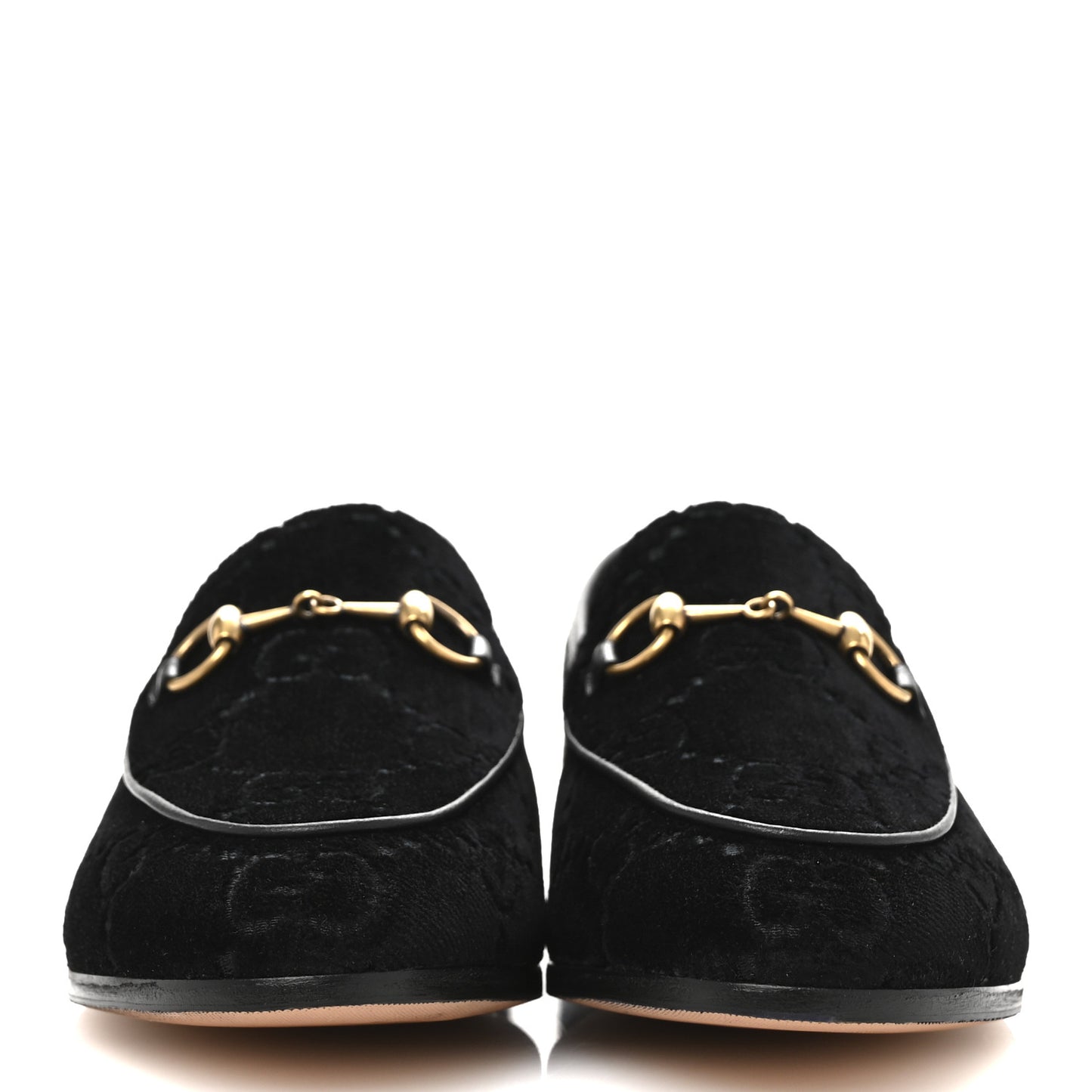 Velvet Horsebit Womens Jordaan Loafers 37.5 Black