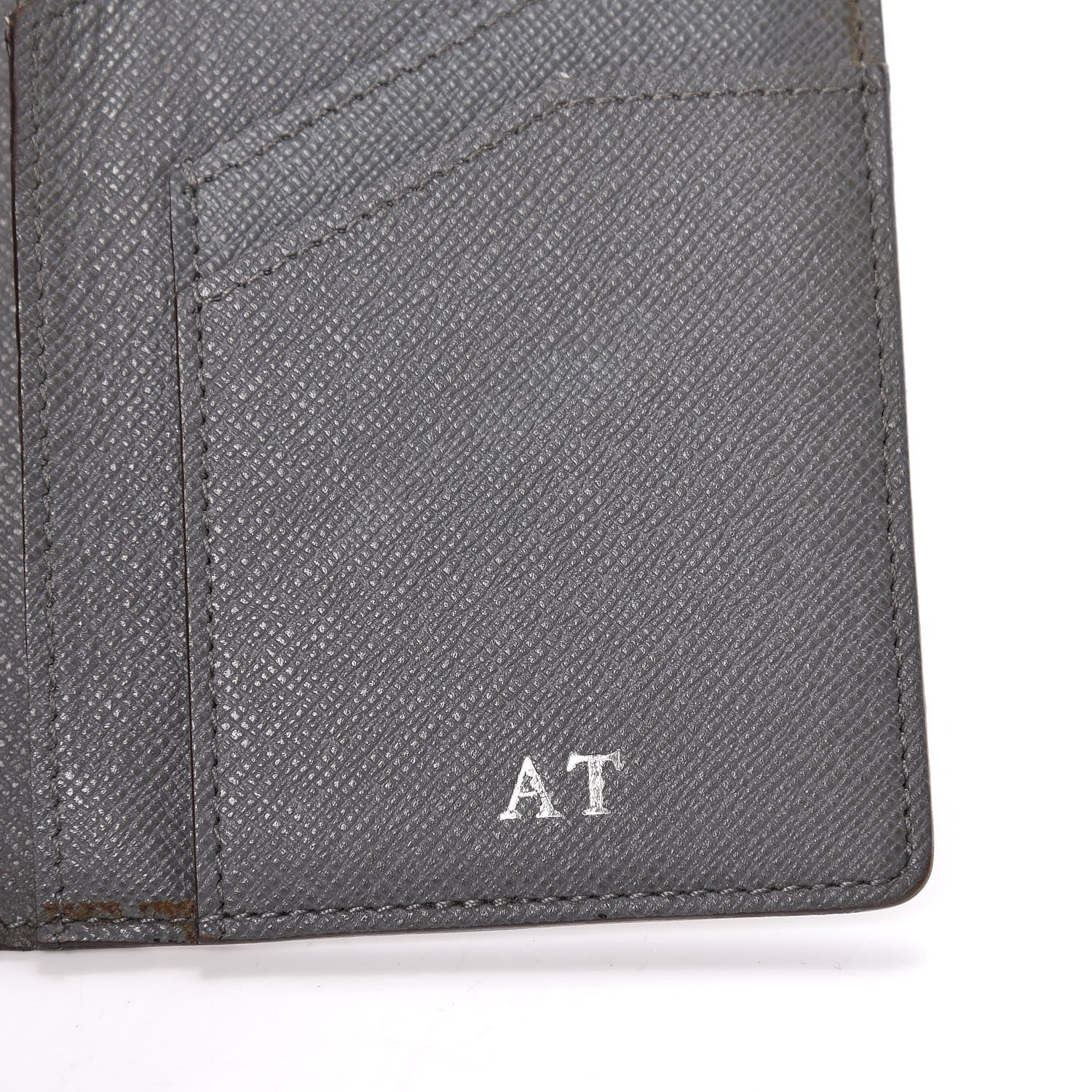 Louis Vuitton Taiga Porte Valeurs Organizer Wallet Glacier 7 of 12