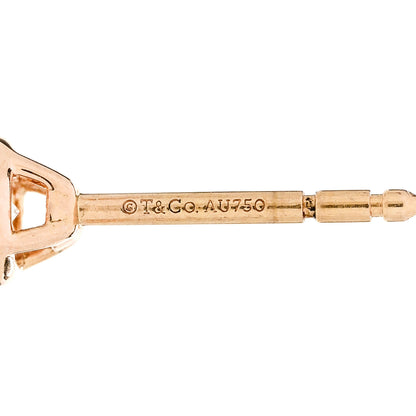 Tiffany Rose Gold Diamond .16ctw Mini Soleste Earrings 4 of 5