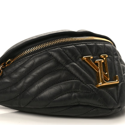 Louis Vuitton Calfskin Quilted New Wave Bumbag Black 9 of 12