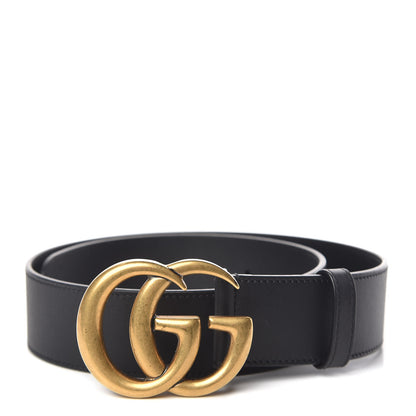 Gucci Calfskin Double G 40mm Belt 70 28 Black 1 of 9