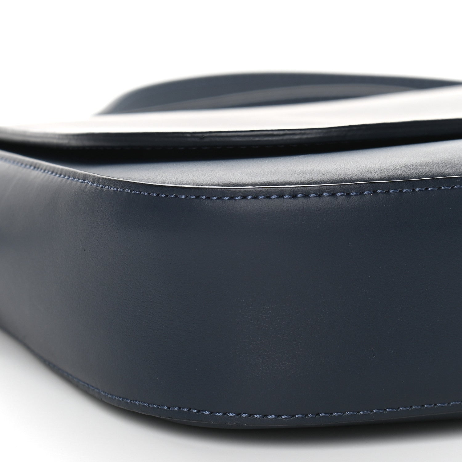 Mansur Gavriel Calfskin Flap Crossbody Bag Blu 6 of 8