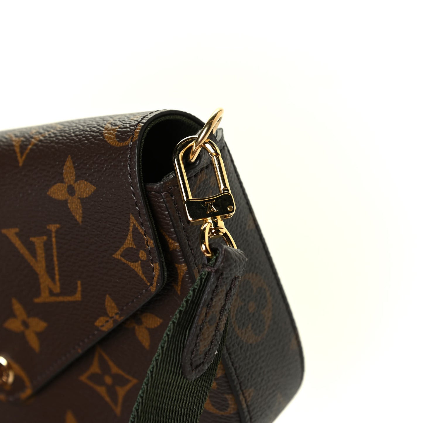 Monogram Felicie Strap & Go Kaki
