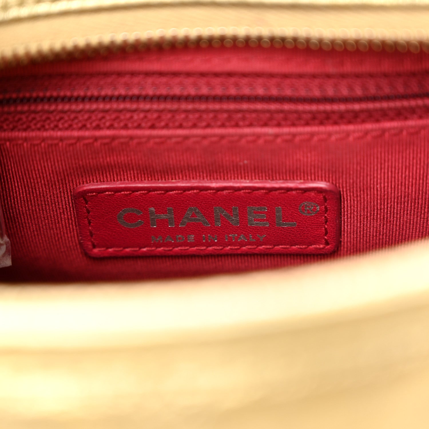 Chanel Metallic Aged Calfskin Quilted Small Gabrielle Hobo Gold 6 of 12