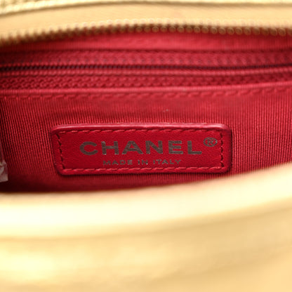 Chanel Metallic Aged Calfskin Quilted Small Gabrielle Hobo Gold 6 of 12