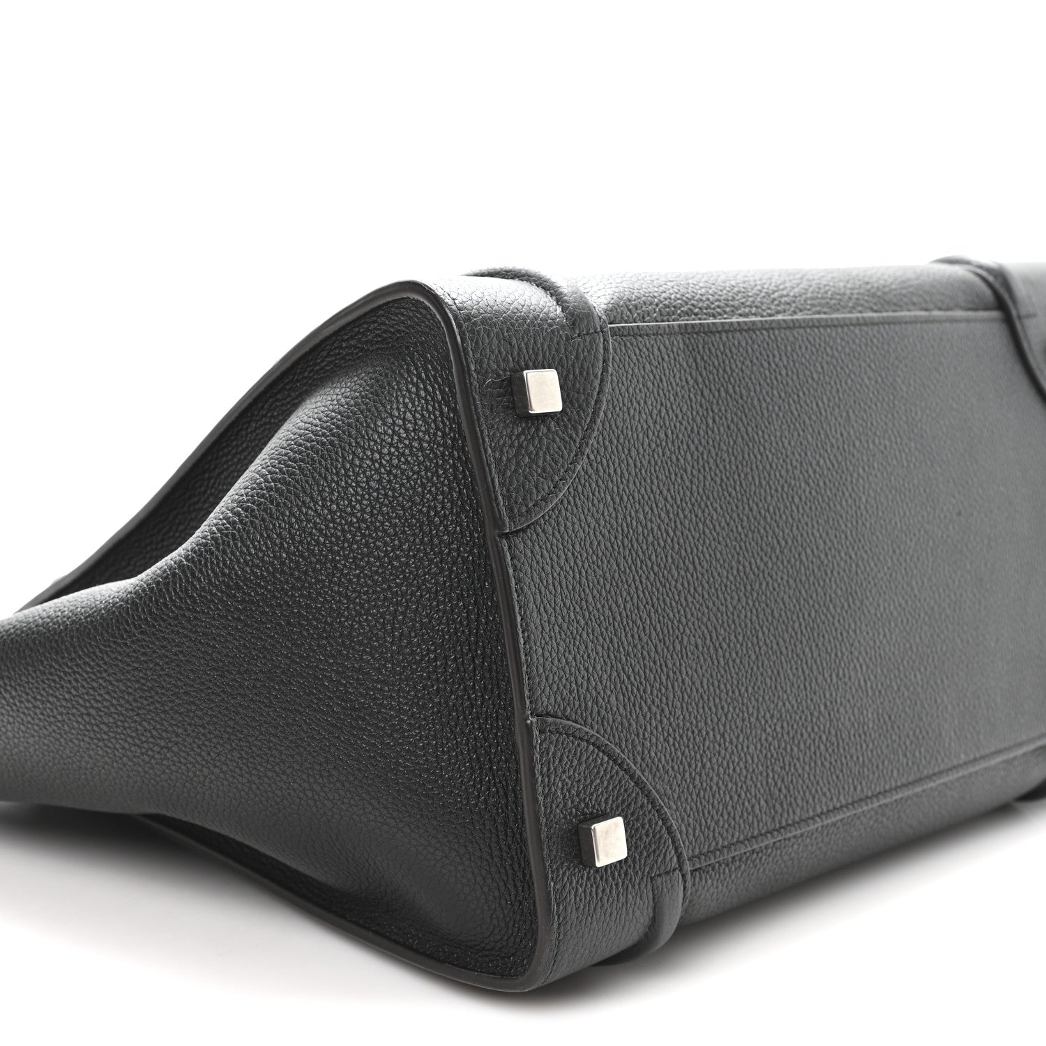 Celine Drummed Calfskin Mini Luggage Black 8 of 9
