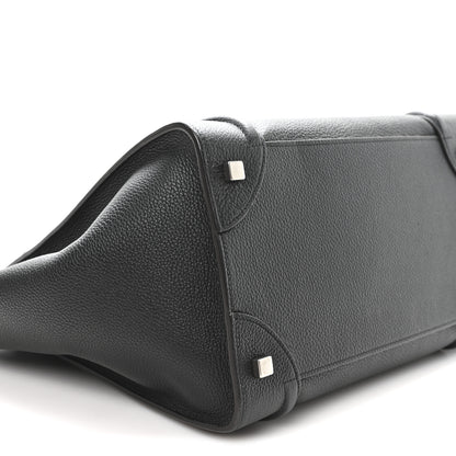 Celine Drummed Calfskin Mini Luggage Black 8 of 9