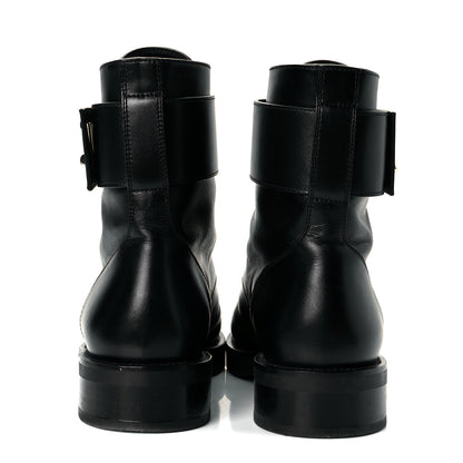 Louis Vuitton Calfskin Wonderland Ranger Boots 39.5 Black 5 of 8