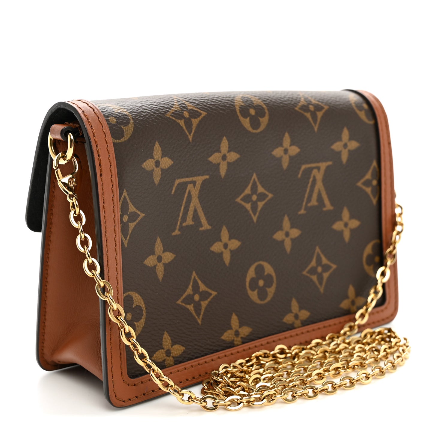 Reverse Monogram Dauphine Chain Wallet