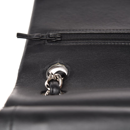 Chanel Lambskin Quilted Jumbo Double Flap Black 11 of 14
