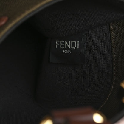 Fendi X SARAH COLEMAN Canvas FF Fish Eye Embroidered Medium Peekaboo X-Tote Amazzonia Ghianda 6 of 11