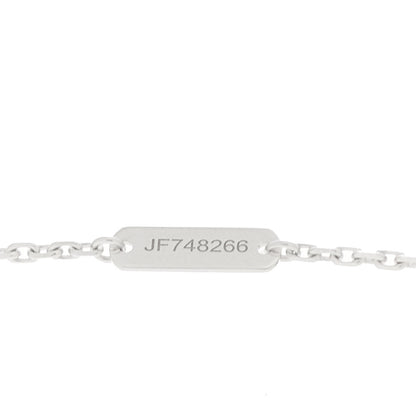Van Cleef & Arpels 18K White Gold Mother Of Pearl Vintage Alhambra Pendant Necklace 4 of 6
