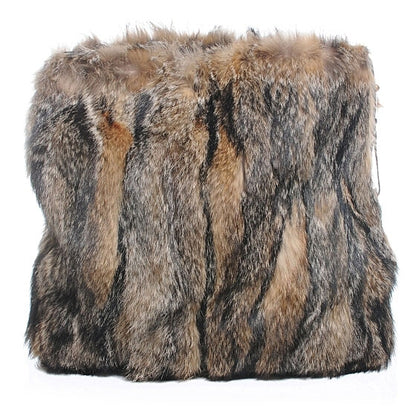 Gucci Raccoon Fur Large Horsebit Chain Hobo Brown 1 of 8