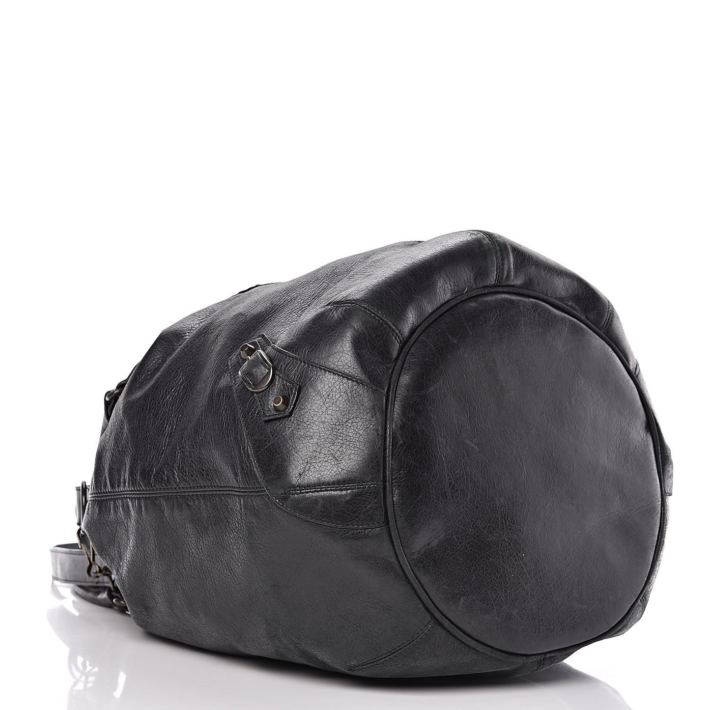 Agneau Classic Hardware Pompon Black