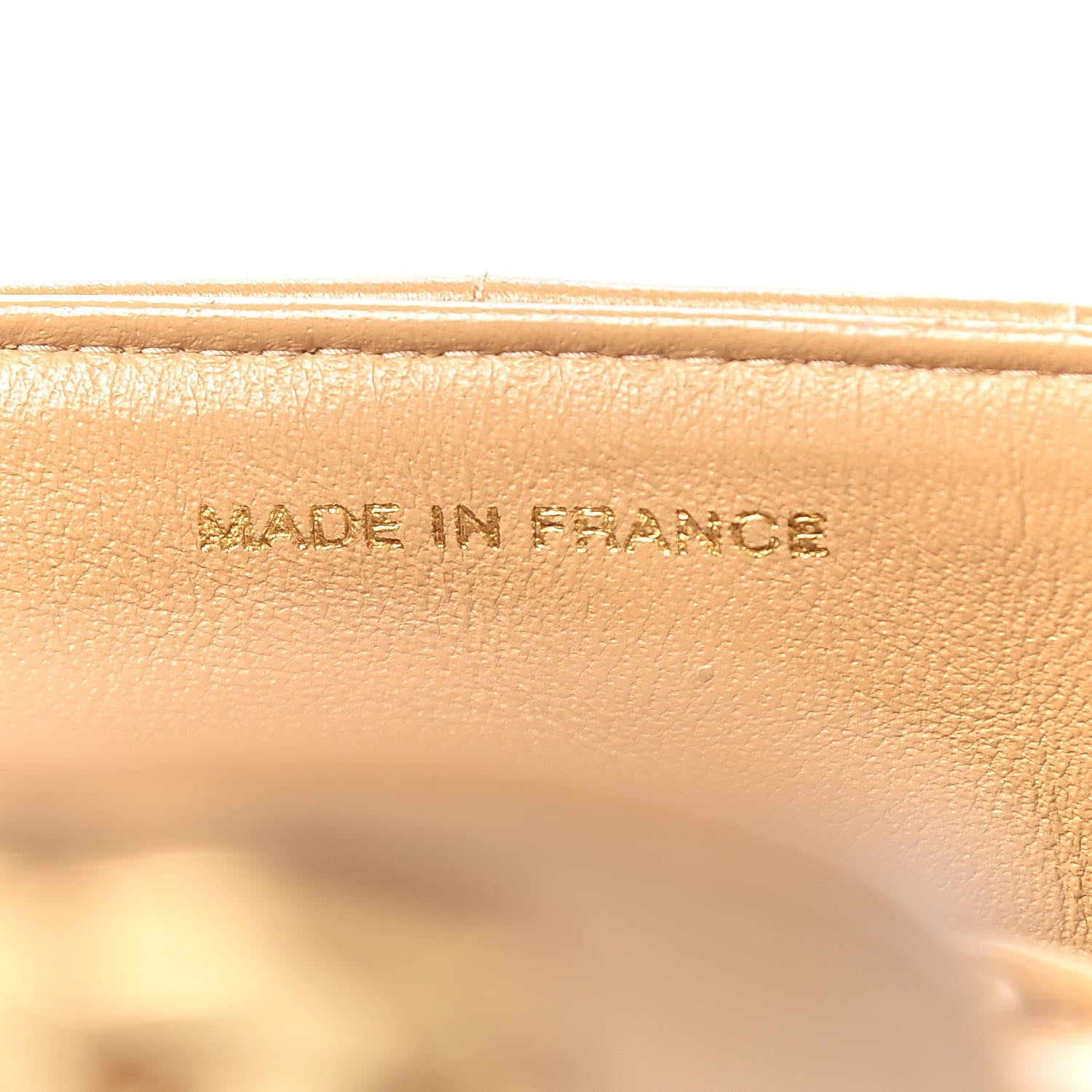 Chanel Lambskin East West Chocolate Bar Flap Beige 8 of 12