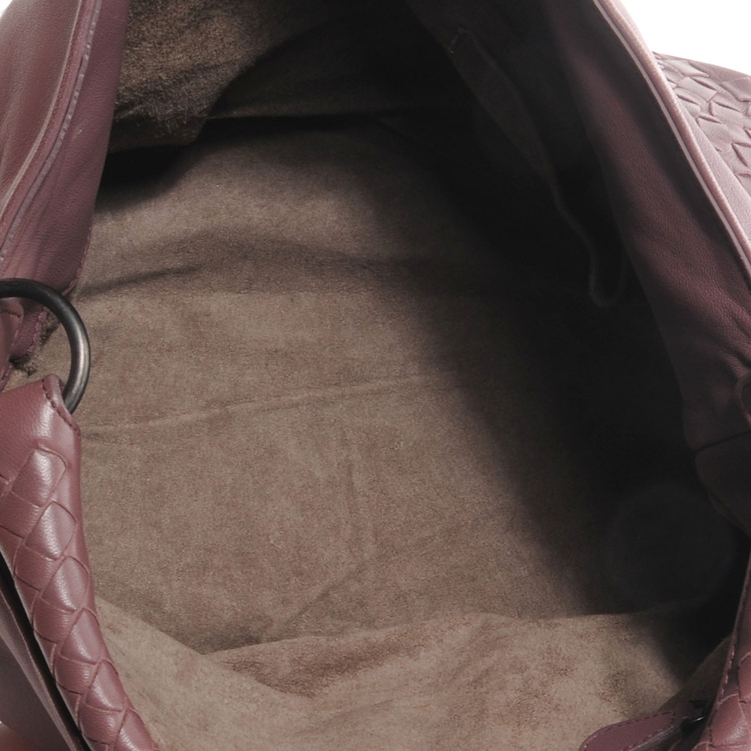 Bottega Veneta Lambskin Woven Small Loop Hobo Grape 5 of 8
