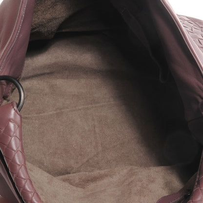 Bottega Veneta Lambskin Woven Small Loop Hobo Grape 5 of 8